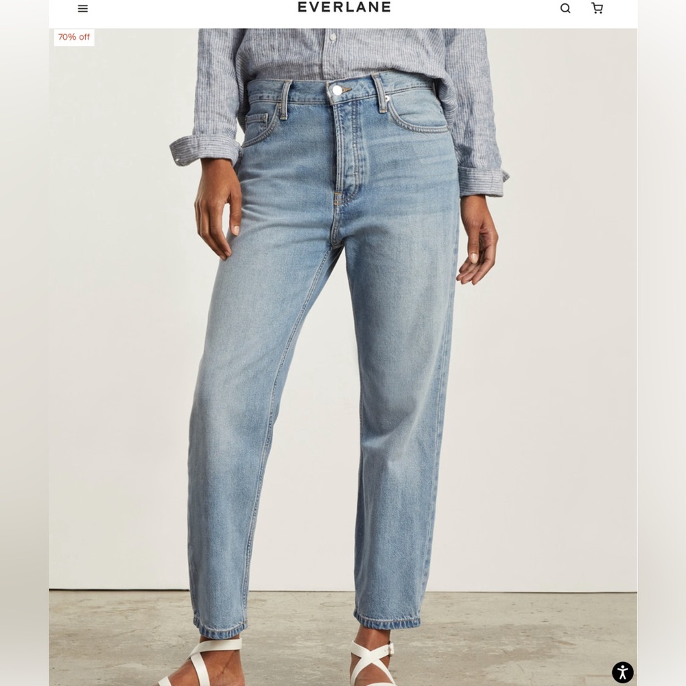 NWT! Everlane Summer Slouch Straight Jeans - 29
